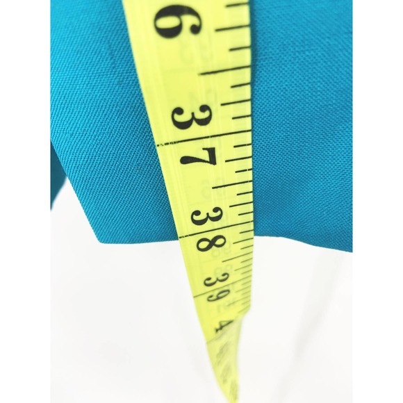 A.J. Bari Beaded Collar Silk Haltered Formal Blue Dress Size 8 - Picture 10 of 10